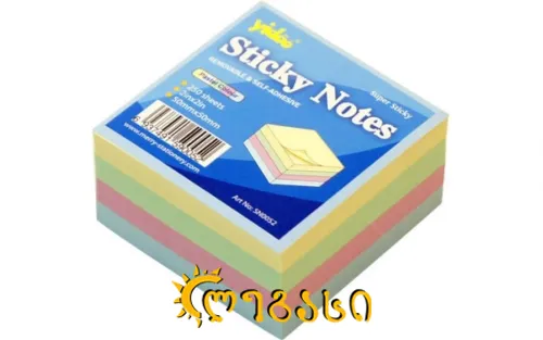 ჩასანიშნი წებოვანი 76ხ76მმ 400ფ