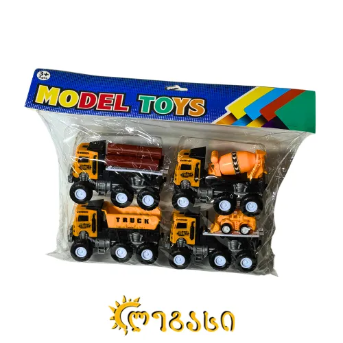 სათამაშო მანქანების ნაკრები MODEL TOYS