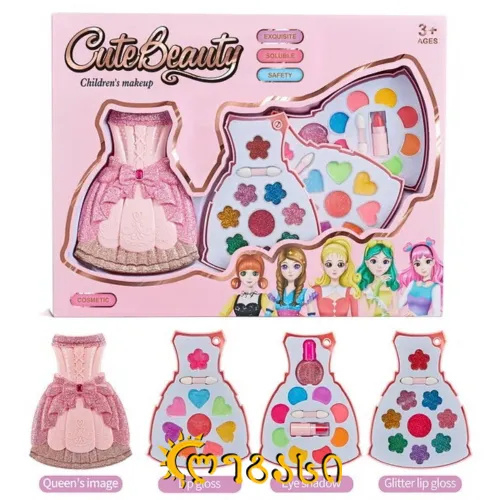 თ2502062 სათამაშო გასაპრანჭი ნაკრები კაბის ფორმის