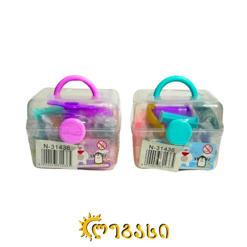 პლასტელინი PLAY DOUGH (10 ფერი)