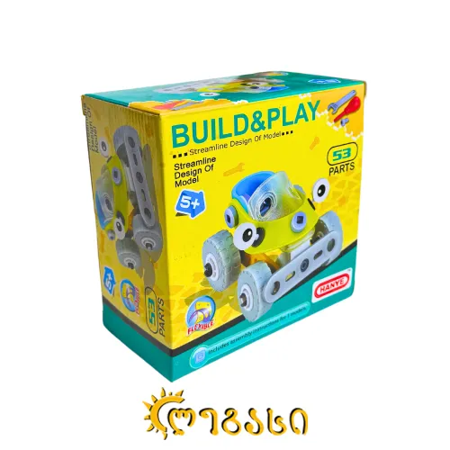 ასაწყობი სათამაშო მანქანა BUILD&PLAY: STREAMLINE DESIGN OF MODEL