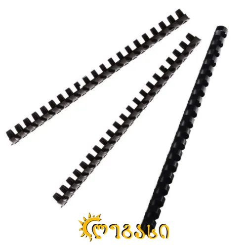 რვეულის ზამბარა პლასმასის 2-ფერი ზომა 100-ც.ზომა 18