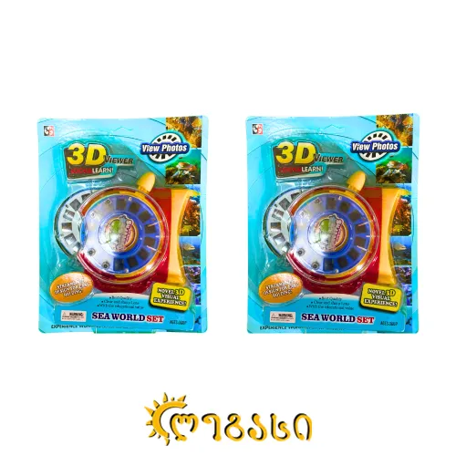 სათამაშო  ფოტო კამერა 3D VIEWER LOOK $ LEARN