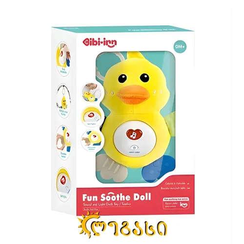 მუსიკალური სათამაშო რბილი წიწილა მუსიკით