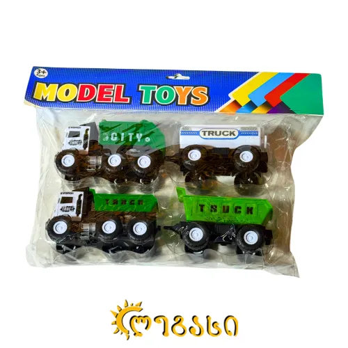 სათამაშო მანქანების ნაკრები MODEL TOYS