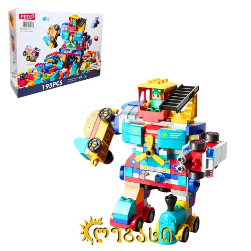ასაწყობი სათამაშო რობოტი FEELO