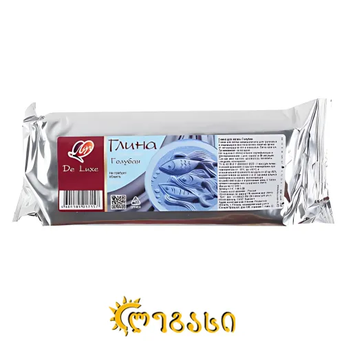 თიხა 500გრ. ცისფერი LUCH "De Luxe” (11) 31С 1961-08