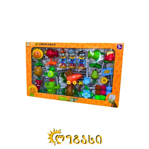 სათამაშო ნაკრები PLANTS VS ZOMBIES