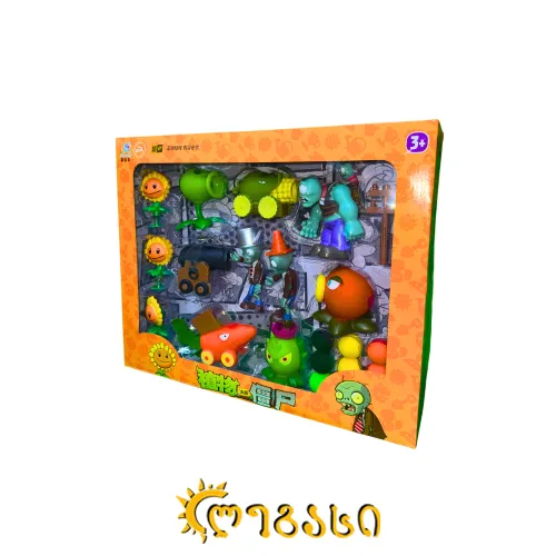 სათამაშო ნაკრები PLANTS VS ZOMBIES