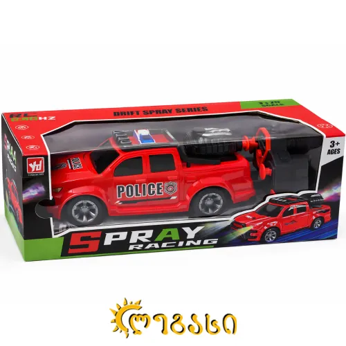 სათამაშო მანქანა პულტით