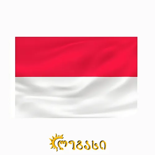 პოლონეთი/ინდონეზი დროშა 15x22