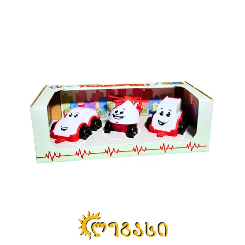 სათამაშო მანქანების ნაკრები TRANSPORT