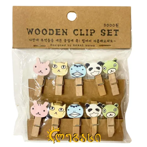 სურათების სამაგრი ხის შპილკა