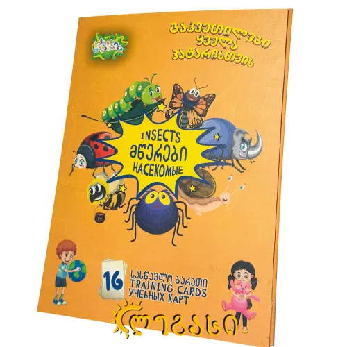 სასწავლო ბარათი"მწერები"