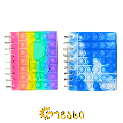 ფოფით ბლოკნოტი ცალხაზა (12X9 სმ)