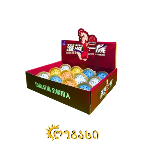 კაუჩუკის მანათობელი ბურთები 