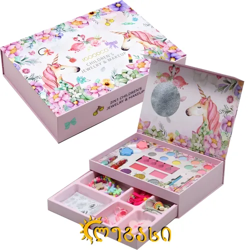 მაკიაჟის ნაკრები პატარებისთვის 