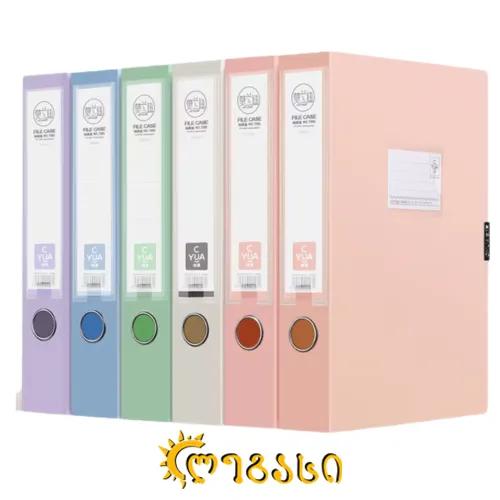 საკანც. პაპკა ფხრიწით  7,5-სმ.  ა-4 იკეცება