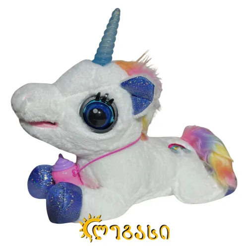 პონი (უნიქორნი) რბილი/ფუმფულა სათამაშო თოჯინა მუსიკალური