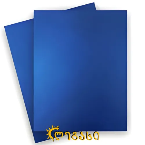 ფერადი ქაღალდი 70*50სმ (ლურჯი)