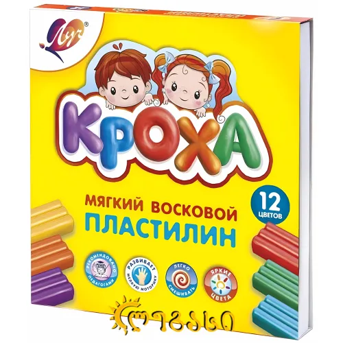 პლასტელინი 12ფ. LUCH "Kroxa" (20) 23С 1484-08
