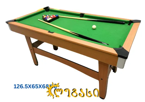 სათამაშო ბილიარდი 126*61*65