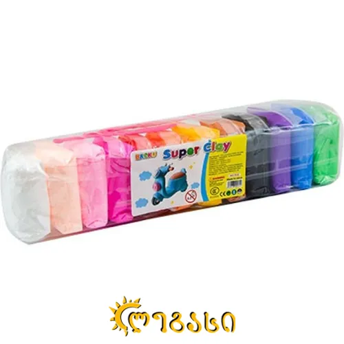 პლასტელინი Play Dough (12 ფერი) 