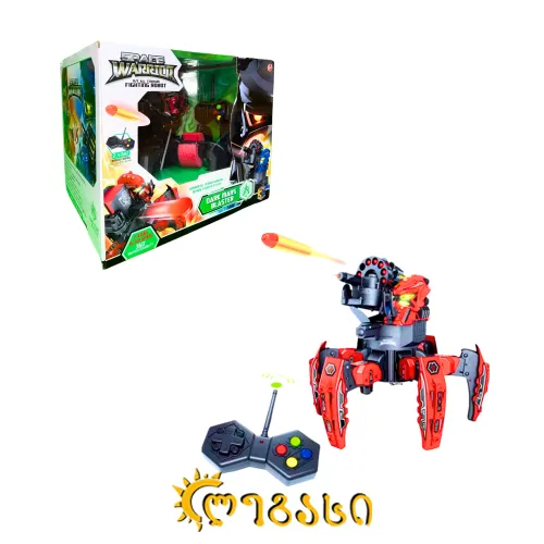 დისტანციურად მართვადი (პულტიანი) სათამაშო რობოტი SPACE WARRIOR