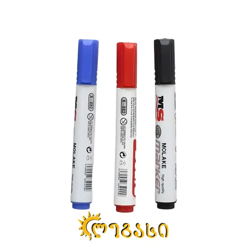 დაფის მარკერი 3376724-შავი 3376824-წითელი 3376624-ლურჯი