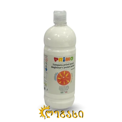გუაში Beginner's Ready Mix Paint (1000 მლ) თეთრი 204BR1000100 PRIMO