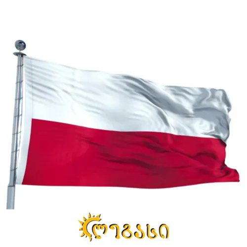 პოლონეთის დროშა 90*145
