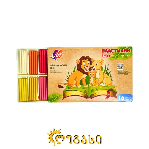 45822-პლასტელინი (16 ფერი)