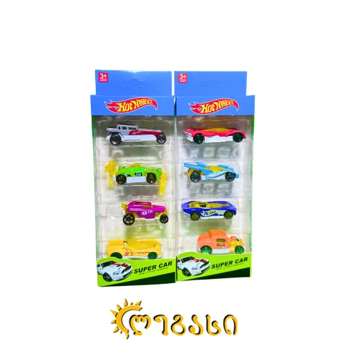საკოლექციო მანქანების ნაკრები HOT WHEEL: SUPER CAR (4 PCS)